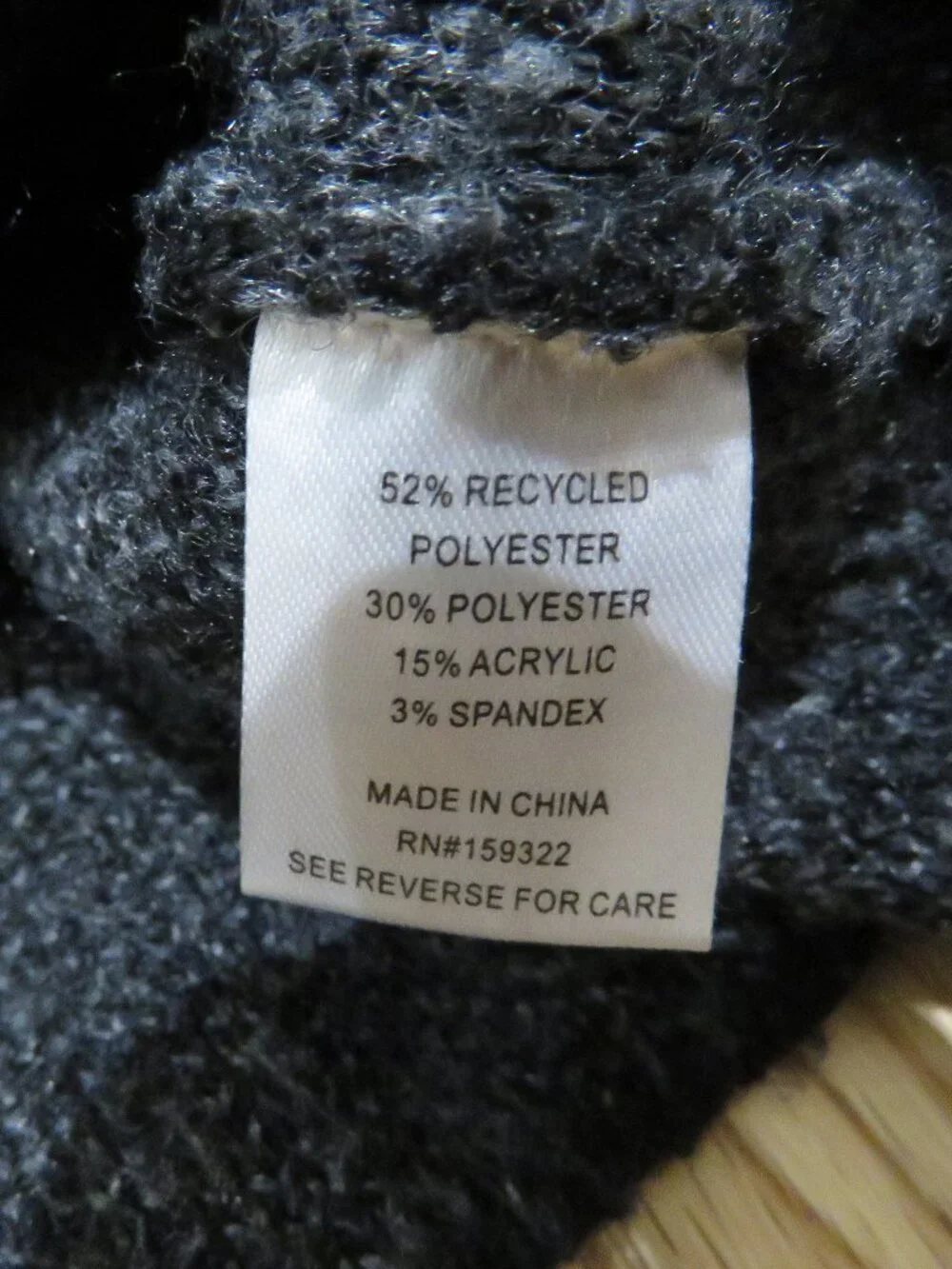 EVEREVE Brielle Large Houndstooth Pullover Mock Neck Sweater Medium Soft Comfy - Picture 14 of 14